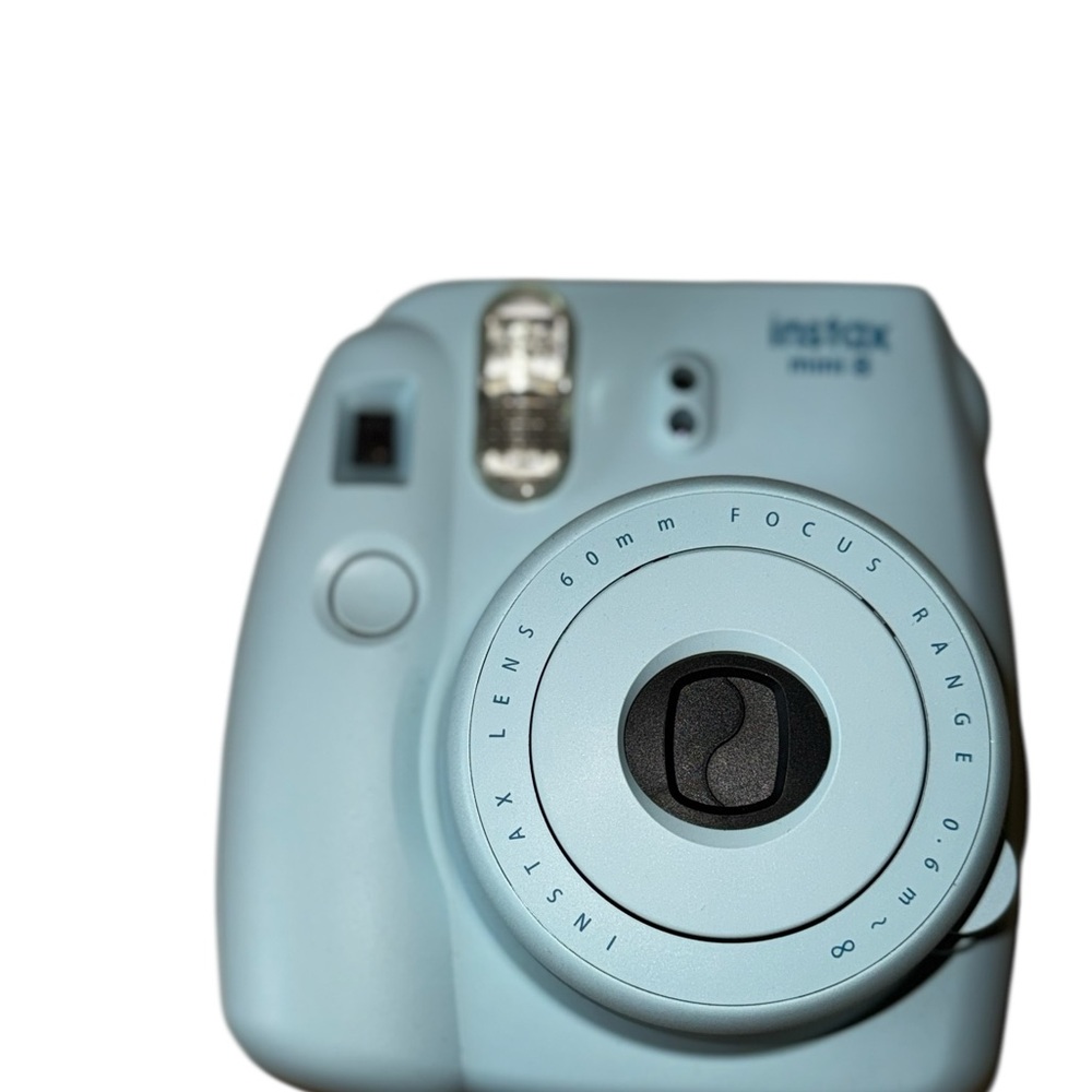 Fujifilm Blue Simulated Camera with Retro Design